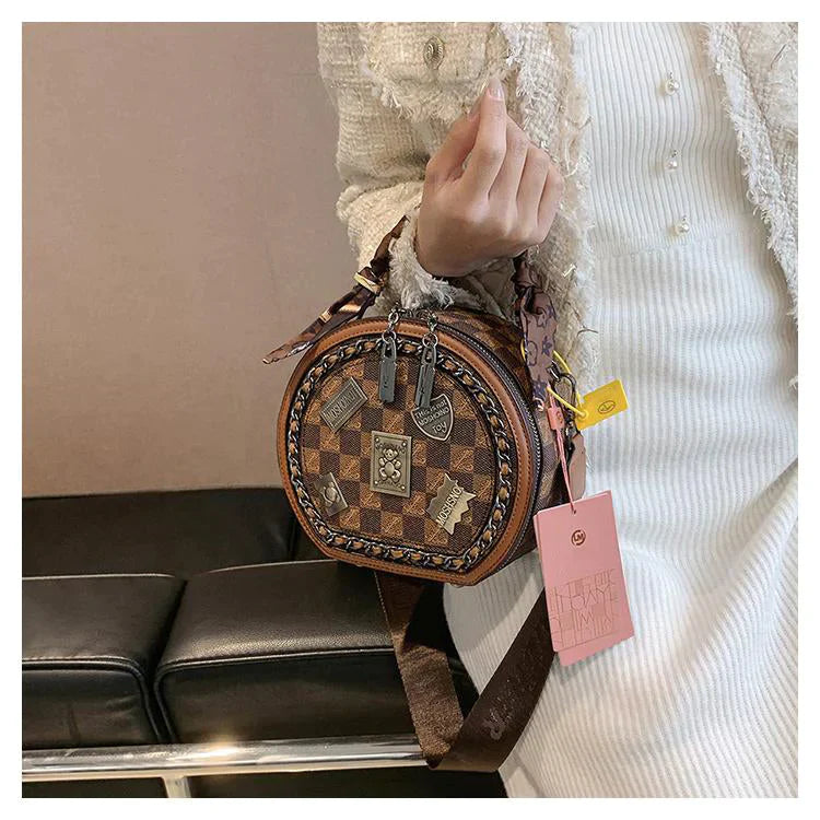 Round Crossbody Bag™ - Stylish and Durable Leather Bag